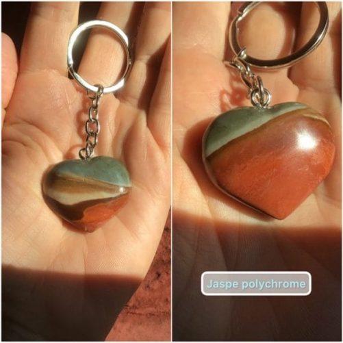 Porte clef pierre naturelle