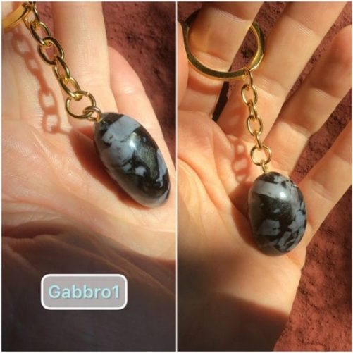 Porte clef pierre naturelle