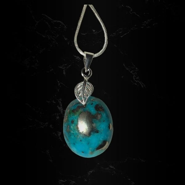 Pendentif-turquoise-pyrite-iran