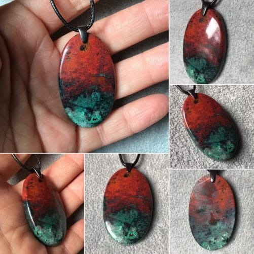 Pendentif jaspe Sonora Sunrise