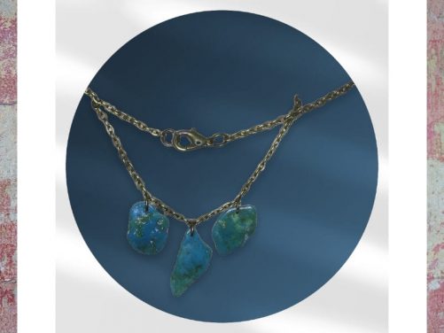 Collier turquoise du Mexique