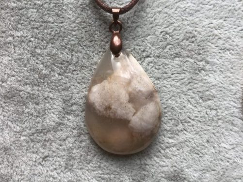 Pendentif agate sakura