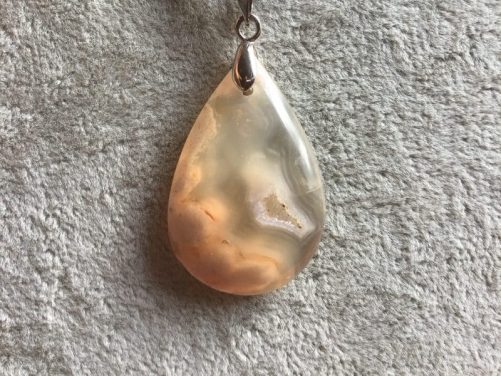 Pendentif agate sakura