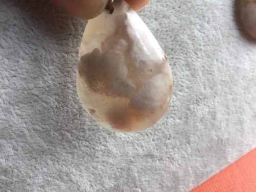 Pendentif agate sakura