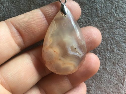 Pendentif agate sakura