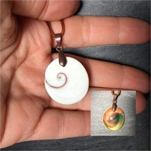 Pendentif oeil de Sainte Lucie Australie