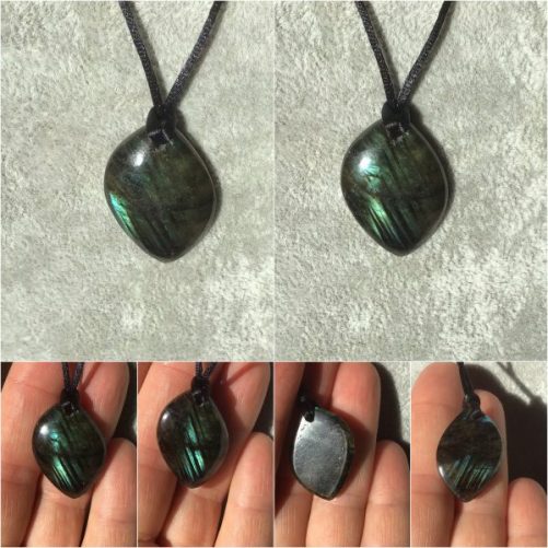 Pendentif labradorite fascinant