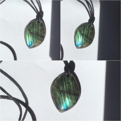 Pendentif labradorite fascinant