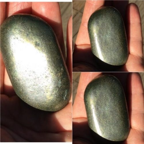 Galet calchopyrite