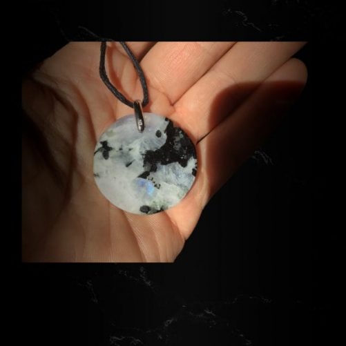 Pendentif Péristérite rond