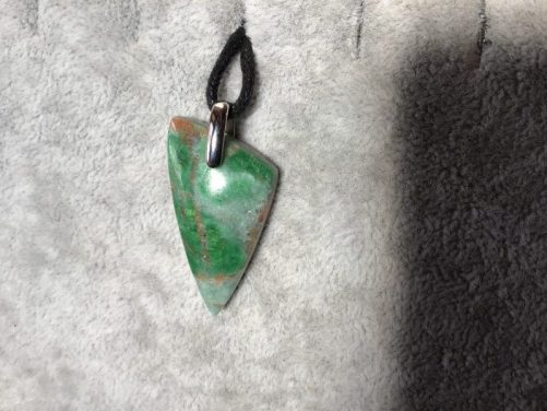 Pendentif pièce unique en jade italien