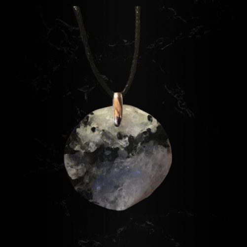 Pendentif Péristérite rond