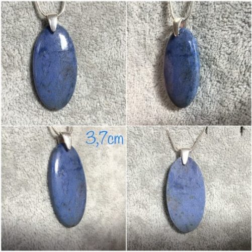 Pendentif dumortierite