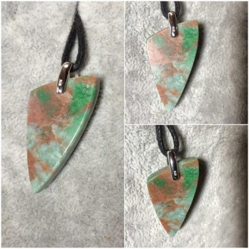 Pendentif pièce unique en jade italien