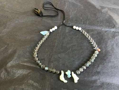 Collier opales nobles