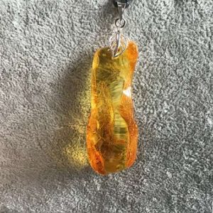 Grand pendentif ambre Le Spendide