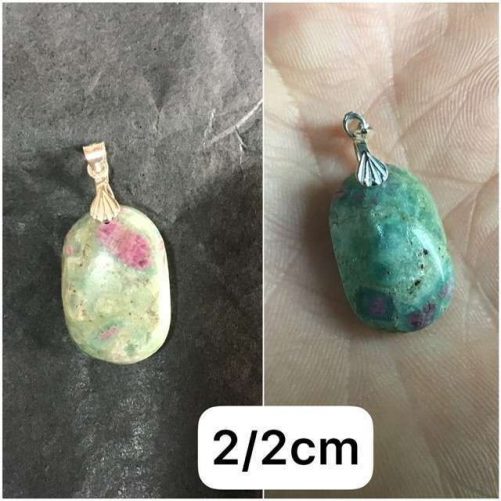 Pendentif rubis fuschite