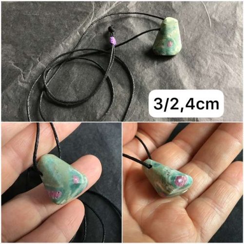 Pendentif rubis fuschite