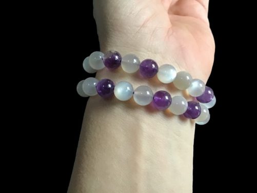 Bracelet perles pierres naturelles