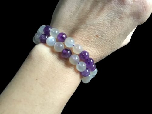 Bracelet perles pierres naturelles
