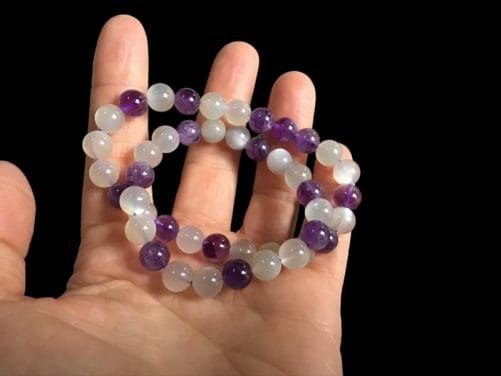 Bracelet perles pierres naturelles
