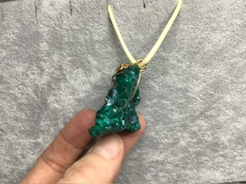 Pendentif dioptase