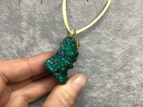 Pendentif dioptase