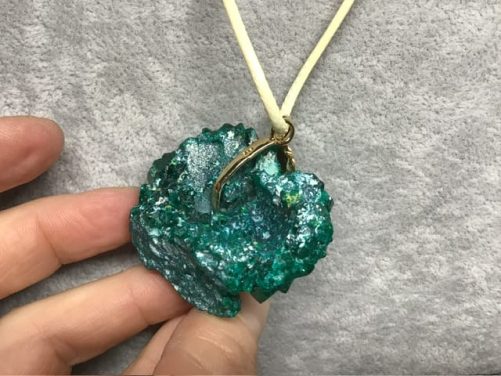 Pendentif dioptase