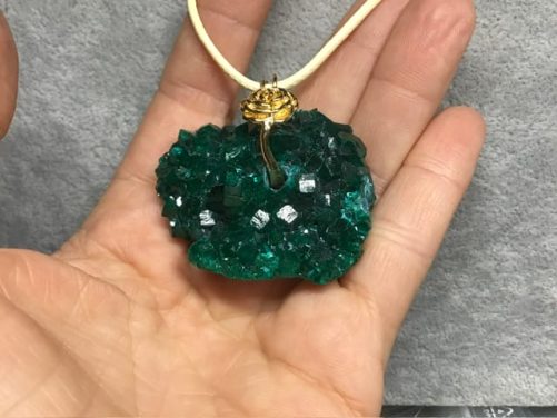 Pendentif dioptase