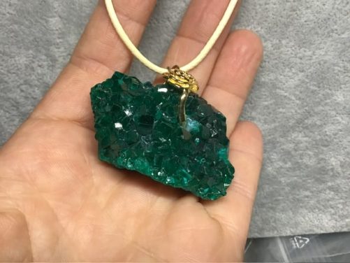Pendentif dioptase