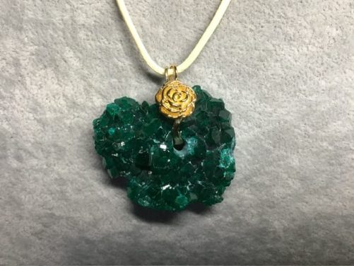 Pendentif dioptase