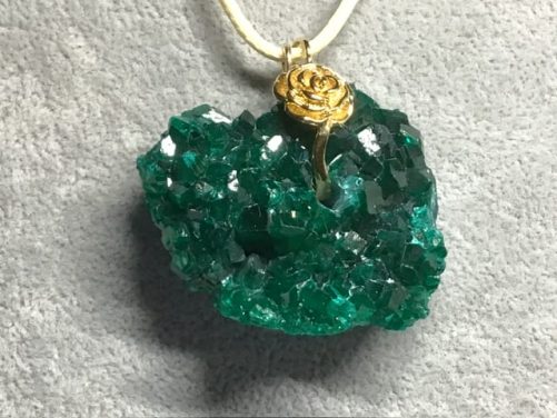 Pendentif dioptase