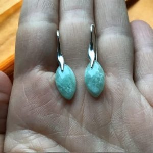 Boucles oreille amazonite