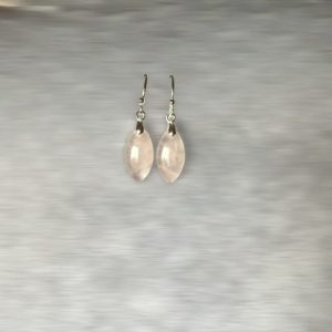 Boucles d’ oreille en quartz rose