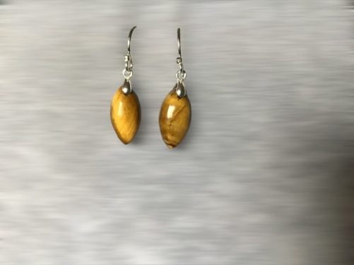 Boucles d oreilles oeil de tigre