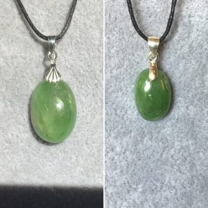 Pendentifs en grenat tsavorite de tanzanie