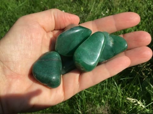 Aventurine pierre roulée