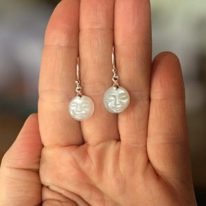Boucles d oreille en pierre de lune