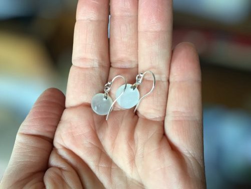 Boucles d’ oreilles pleine lune