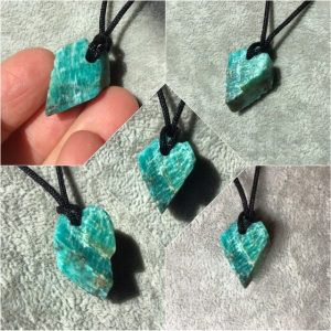 Amazonite pendentif brut