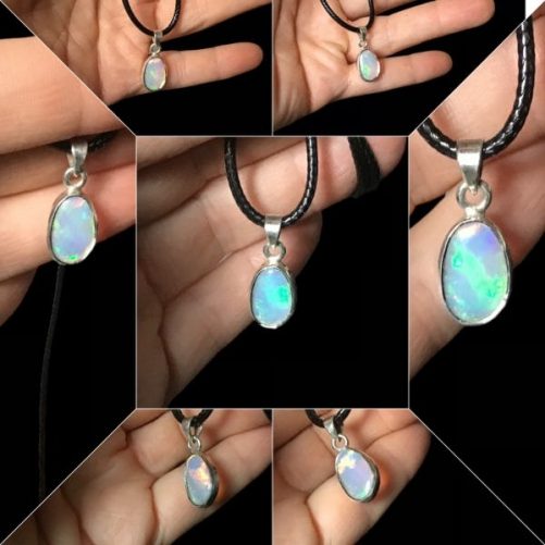 Pendentif opale wello flashy